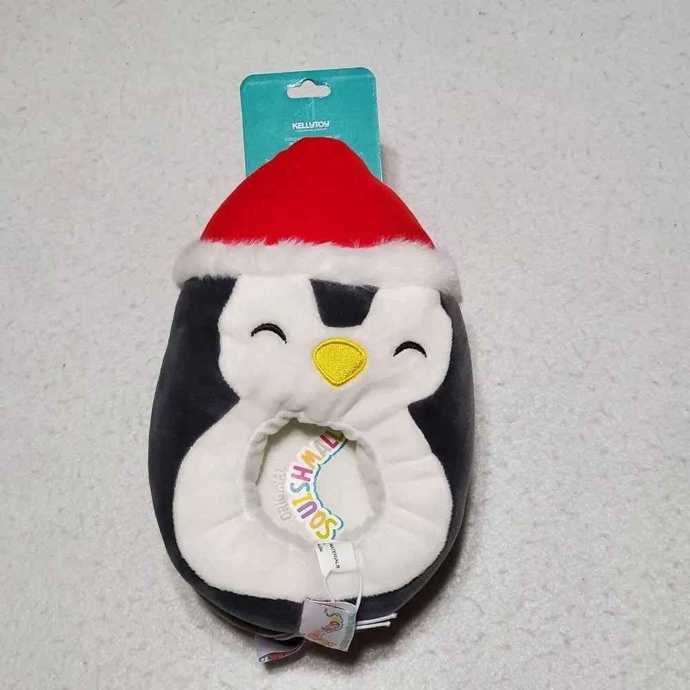 Kids Slippers Squishmallow Penguin Luna Youth‎ Size 11/12 House Shoes NEW